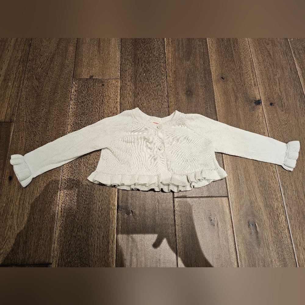 Joe Fresh White Button Bolero Cardigan Baby 6β12 Months